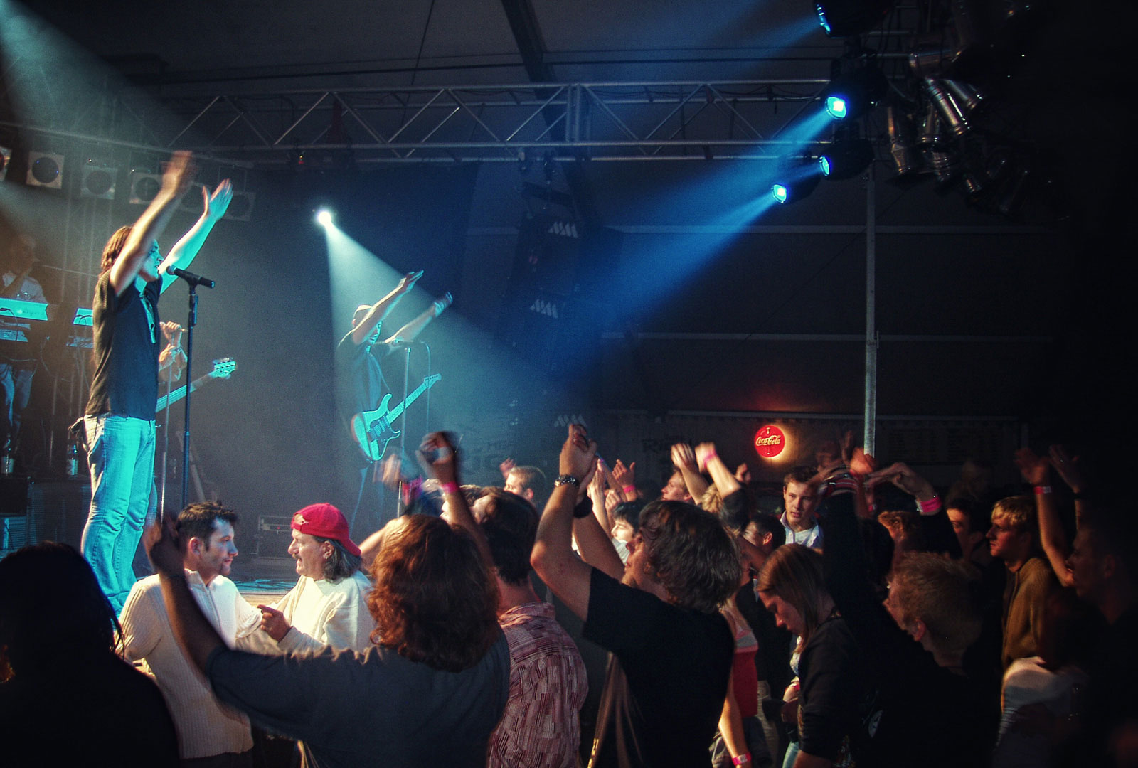 Number Nine Band und Publikum