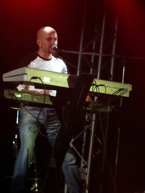 Peter Hahner am Keyboard