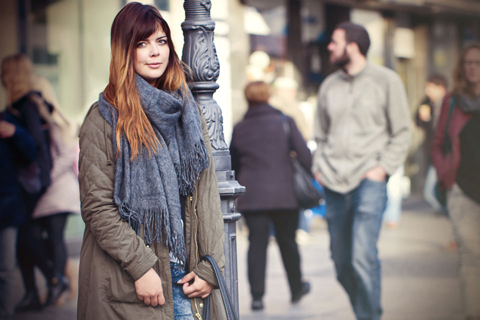 Portraitfoto im Freien, Würzburg Innenstadt