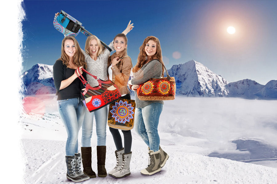 Models präsentieren die neue Sunsa Kollektion